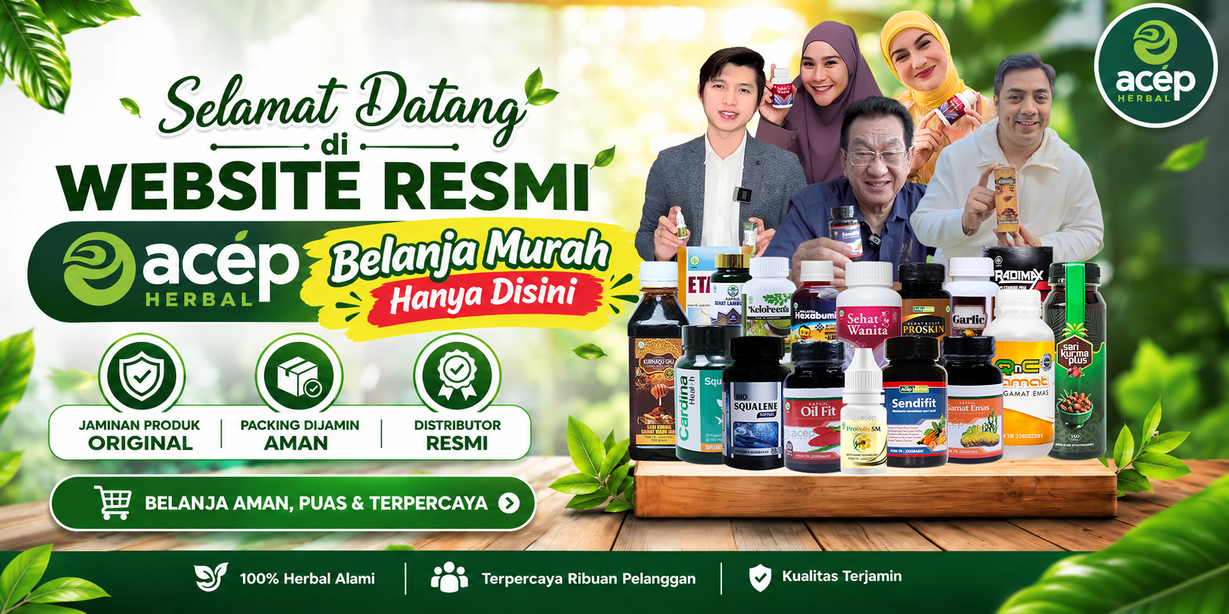 Banner selamat datang