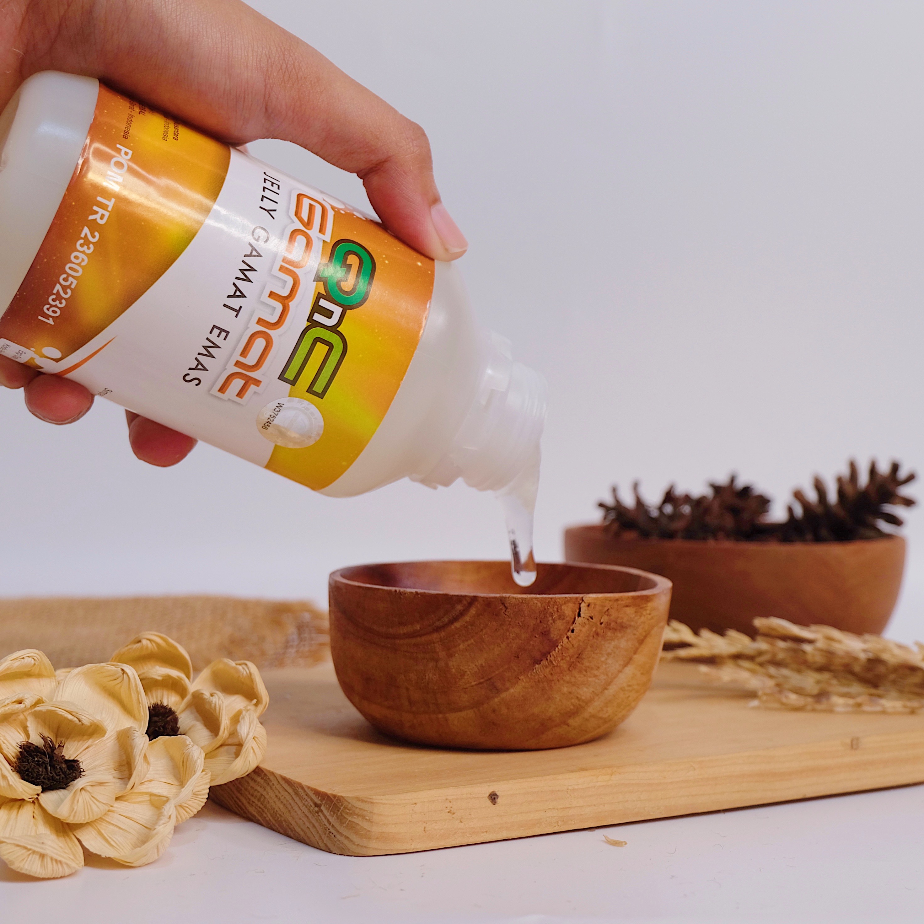 Qnc Jelly Gamat 100% Gamet Emas Asli Dan Original 300 ML Obat Kolesterol Diabetes Jantung Darah Tinggi Asam Lambung Stroke Ginjal Batuk TBC Sinusitis Benjolan Kista Miom Tumor Sinus Polip Kanker Jeli Jely 3