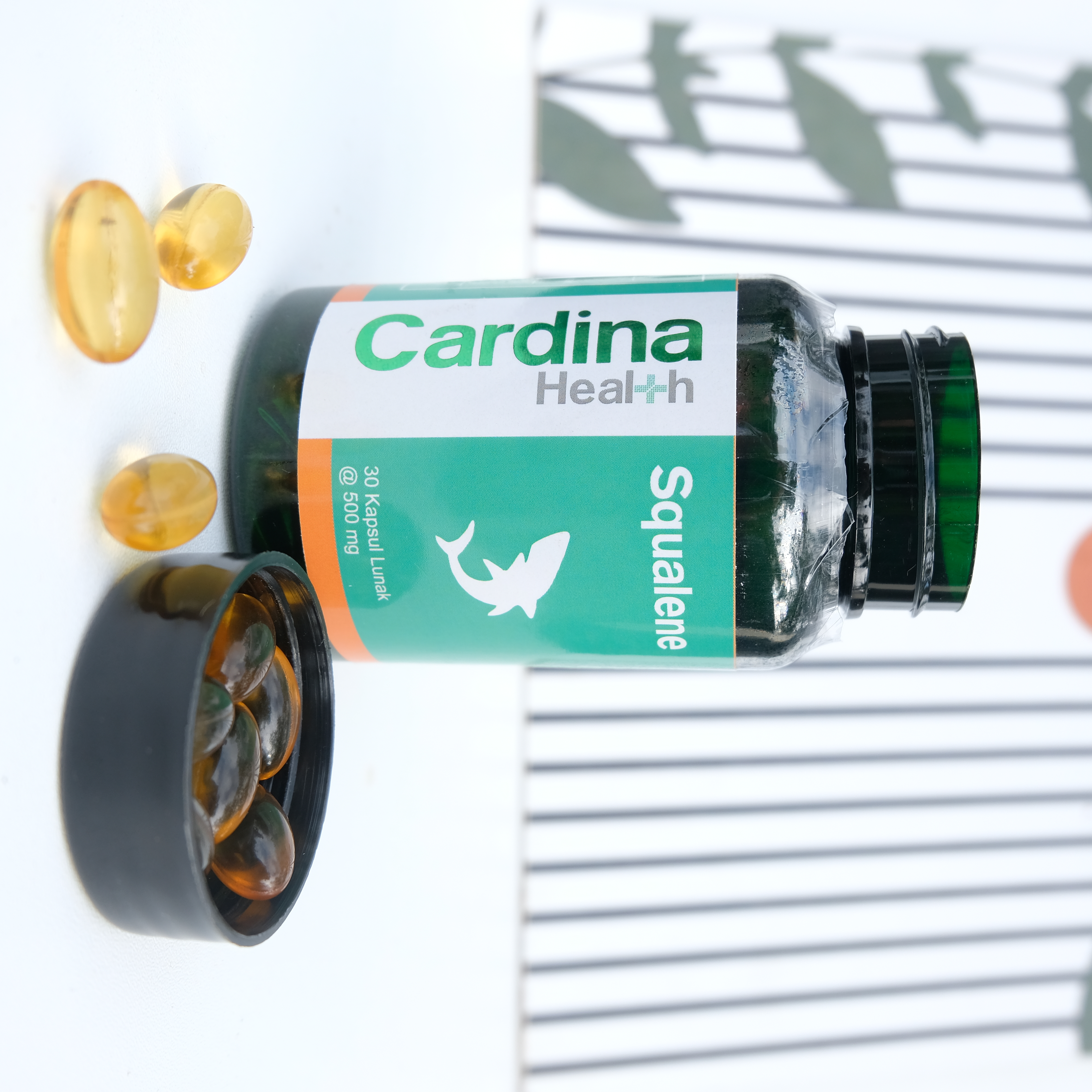 Cardina Squalene Vitamin Daya Tahan Tubuh, Minyak Ikan Penambah Daya Ingat, Vitamin Imun Tubuh - Cardina Squalene 30 Softgel 2