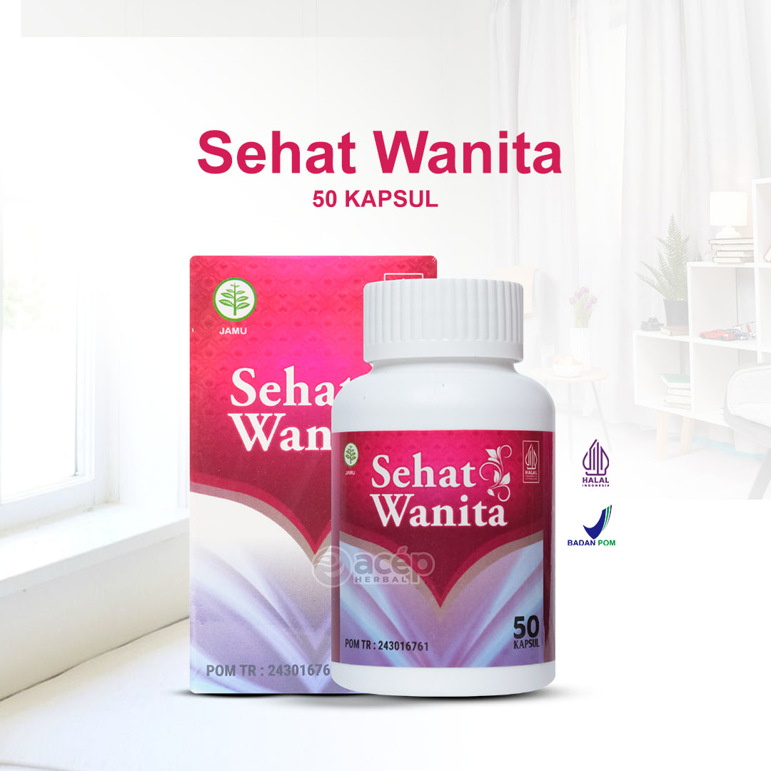 Kapsul Sehat Wanita Herbal Alami Untuk Masalah Kewanitaan Isi 50 Kapsul